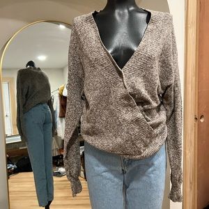 Urban Outfitters Knit Wrap Top